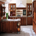 High quality shaker solid wood kitchen cabinets lacquered cupboards